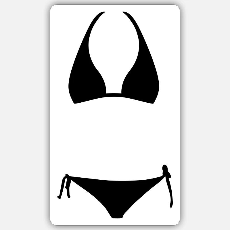 Bikini Sticker size S (10 x 10 cm)