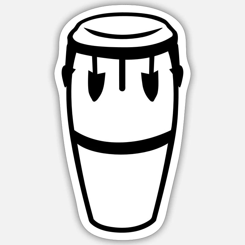 Drum Sticker size S (10 x 10 cm)