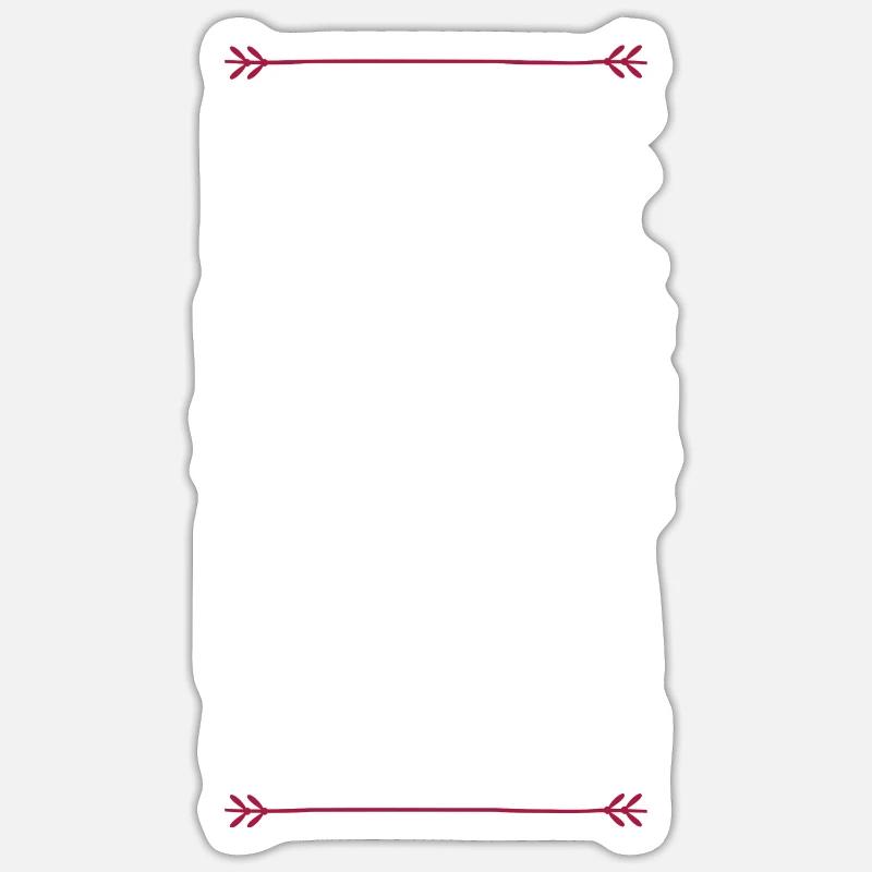 Meine Problemzone sitzt nicht hinter der Stirn! Sticker Größe S (10 x 10 cm)