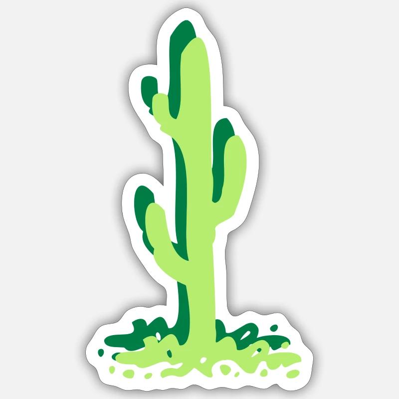 Cactus cactus cacti - Sticker size S (10 x 10 cm) - white matte