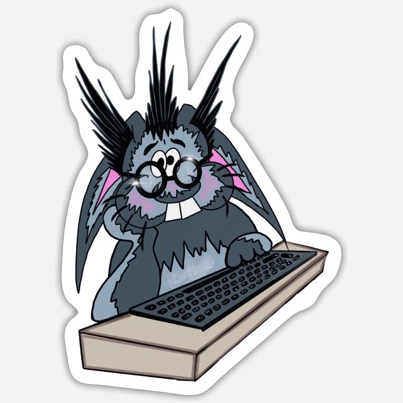 Computer Sticker size S (10 x 10 cm)