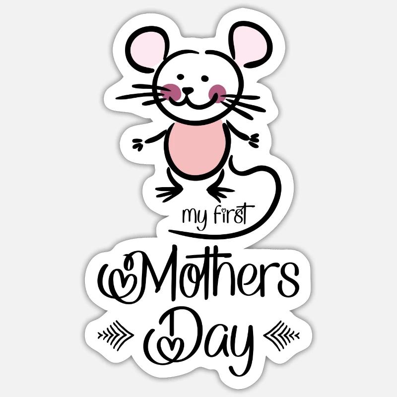 Muttertag Sticker Größe S (10 x 10 cm)