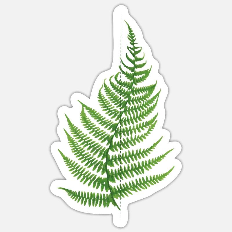 FARN LOVER - Sticker taille S (10 x 10 cm) - blanc mat