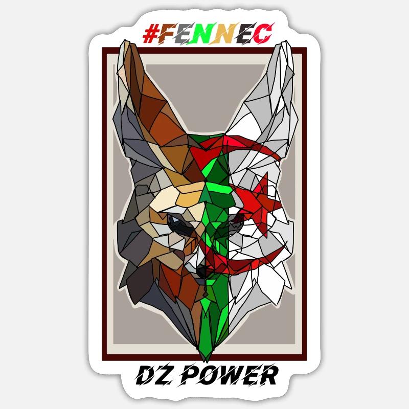 Fennec DZ power Sticker Größe S (10 x 10 cm)
