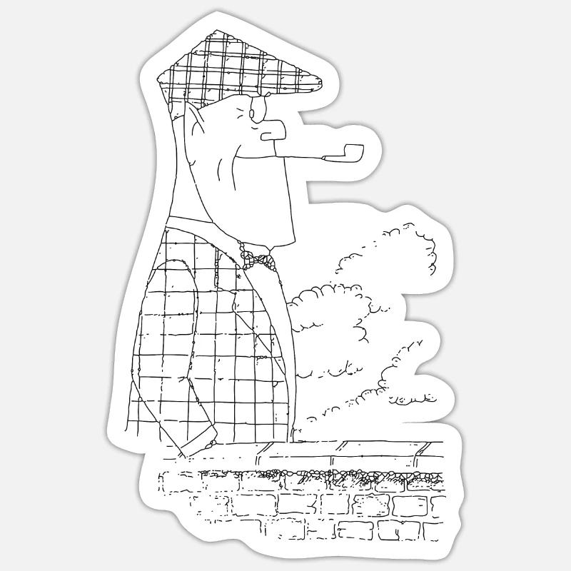 Sticker Größe S (10 x 10 cm) - 