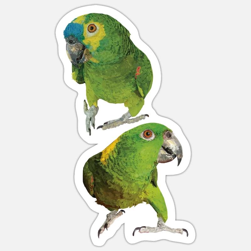 Amazon - Sticker size S (10 x 10 cm) - white matte
