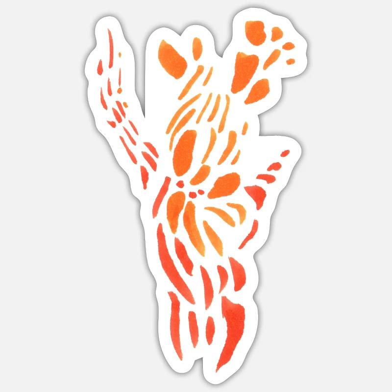 Baum Ornament Sticker Größe S (10 x 10 cm)