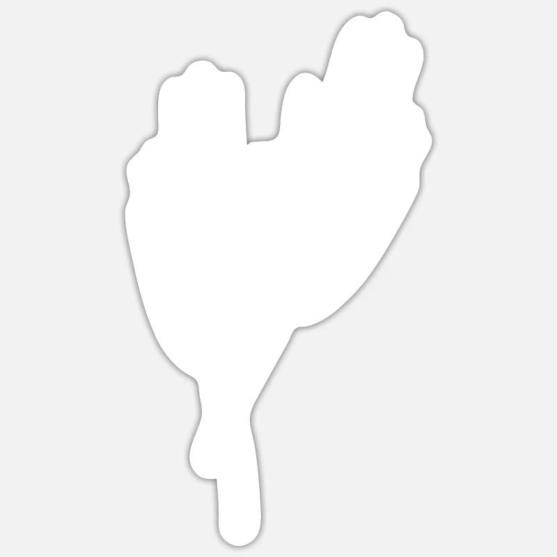 Weizen Illustration Brotbäcker Geschenkidee Sticker Größe S (10 x 10 cm)