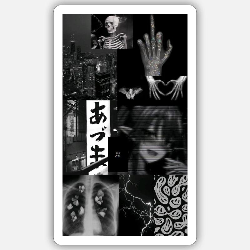 Otaku clothing Sticker size S (10 x 10 cm)