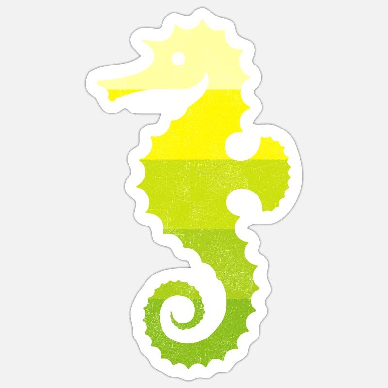 Seepferdchen Sticker Größe S (10 x 10 cm)