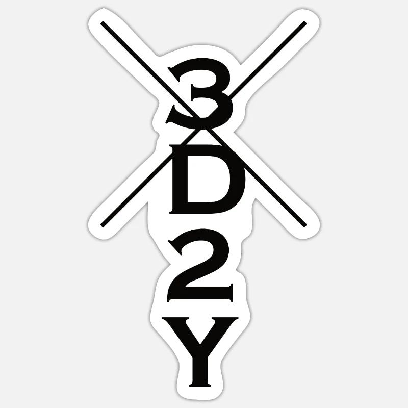 Sticker Größe S (10 x 10 cm) - 