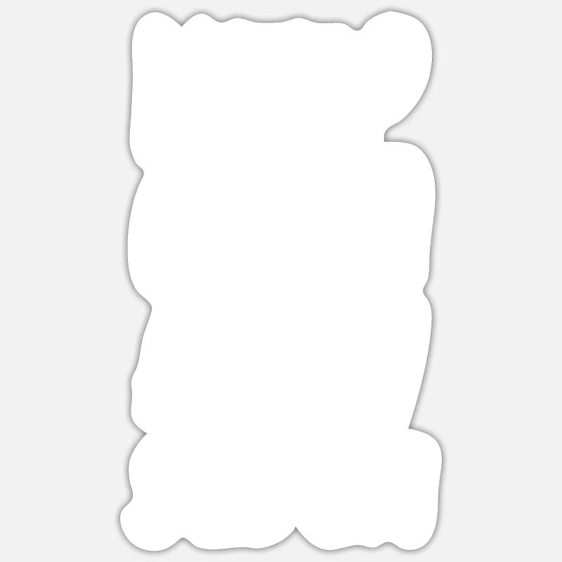 Restez calme et naviguez - Sticker taille S (10 x 10 cm) - blanc mat
