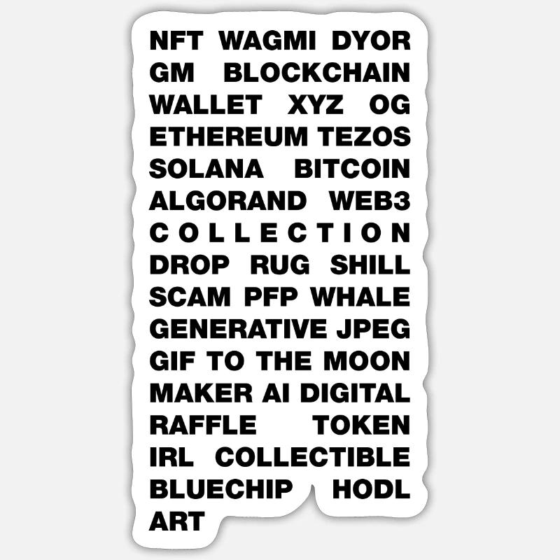 Sticker Größe S (10 x 10 cm) -