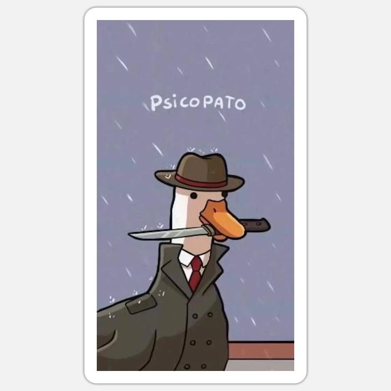 Meme Ente Sticker Größe S (10 x 10 cm)