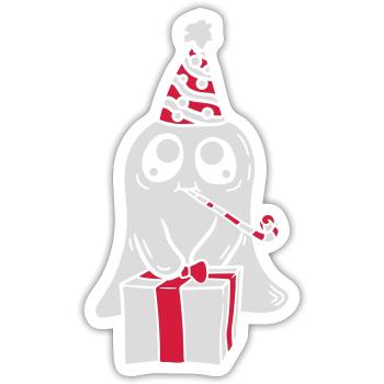 Sweet spirit celebrates its birthday - Sticker size S (10 x 10 cm) - white matte - Front