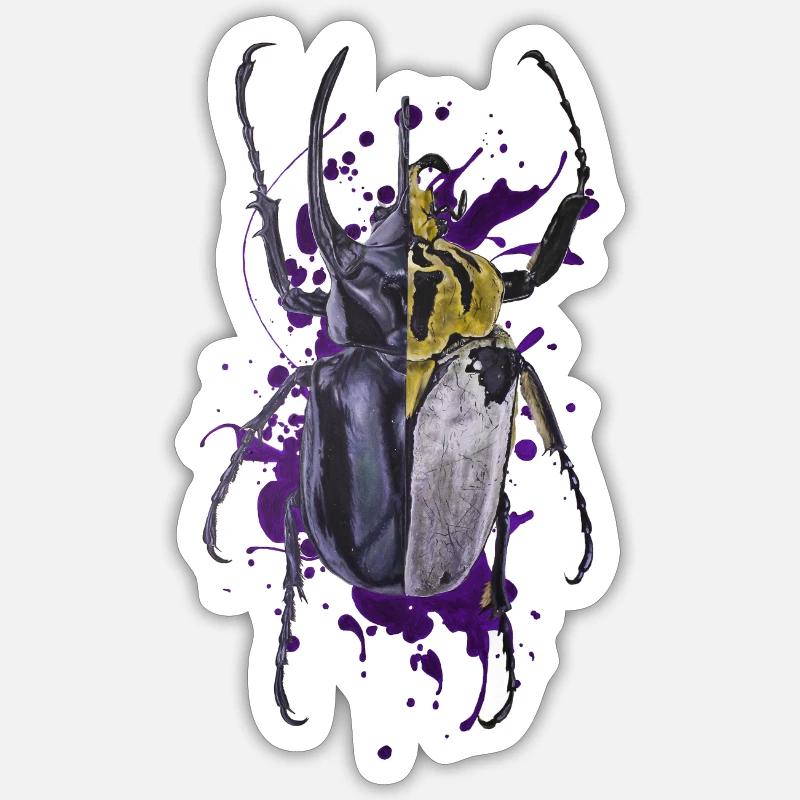 Coleoptera beetle beetle insect Sticker size S (10 x 10 cm)