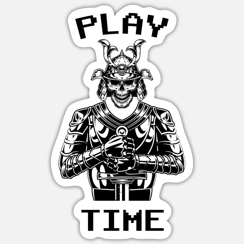 Skeleton - Sticker size S (10 x 10 cm) - white matte