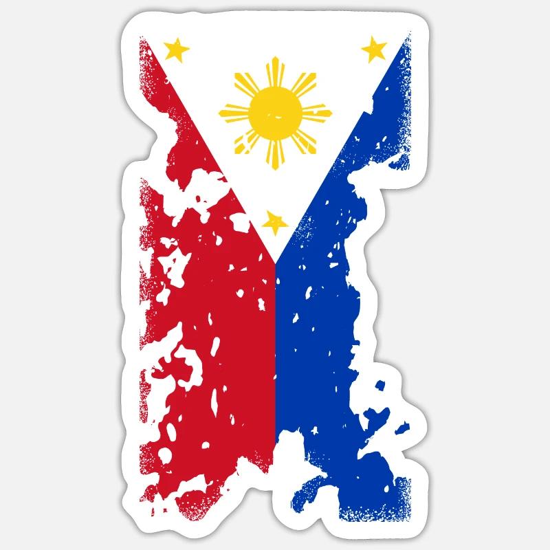 Philippines - Sticker size S (10 x 10 cm) - white matte