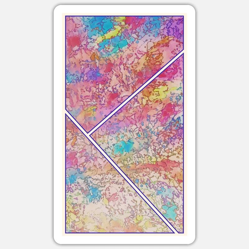 Colour in Frames Sticker Größe S (10 x 10 cm)