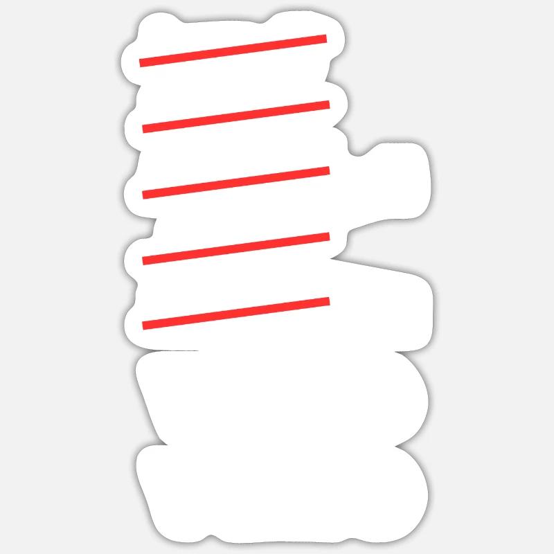 week-end vélo - Sticker taille S (10 x 10 cm) - blanc mat