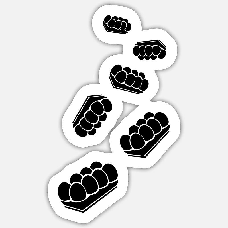 Eier symbol Sticker Größe S (10 x 10 cm)