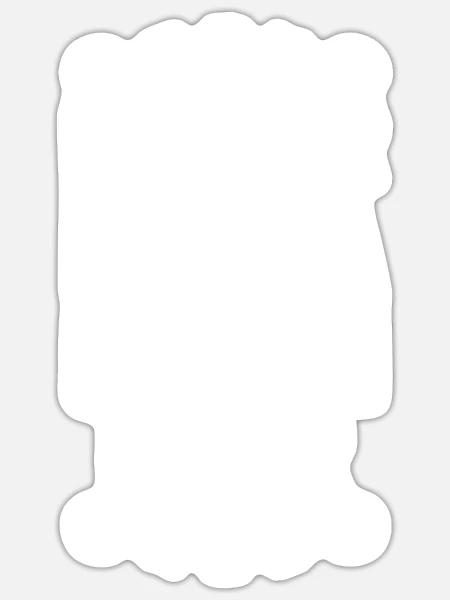 Vater Großvater Papa Opa - Sticker Größe S (10 x 10 cm) - Mattweiß