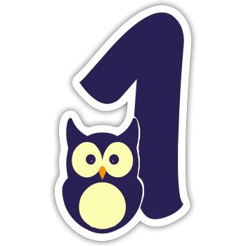 I'm already 1 - Sticker size S (10 x 10 cm) - white matte - Front