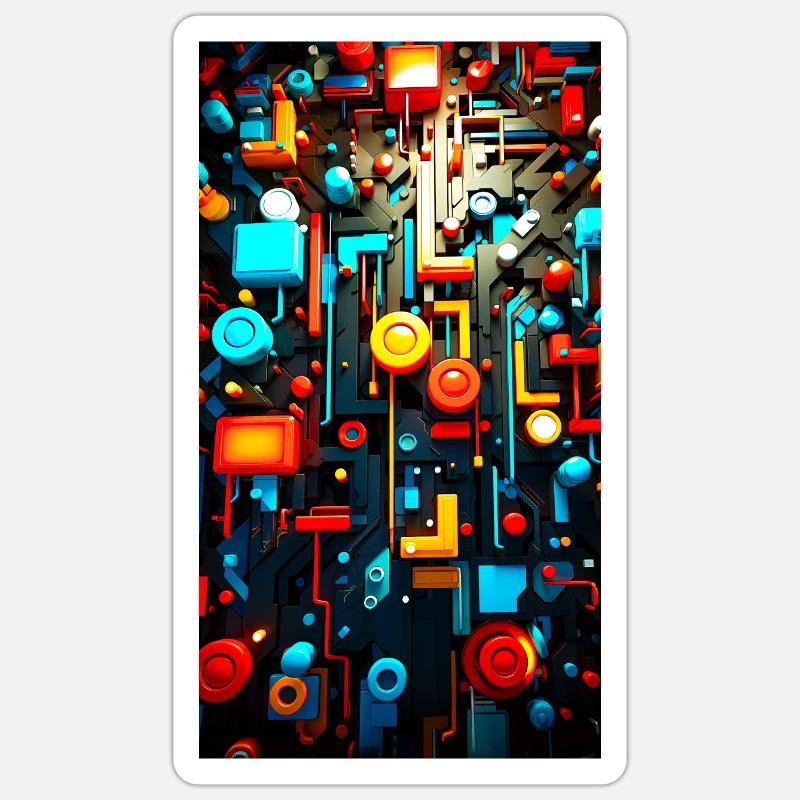 Sticker Größe S (10 x 10 cm) - 