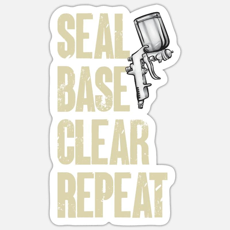 Body Painter Car Painter Painter Sticker taille S (10 x 10 cm)