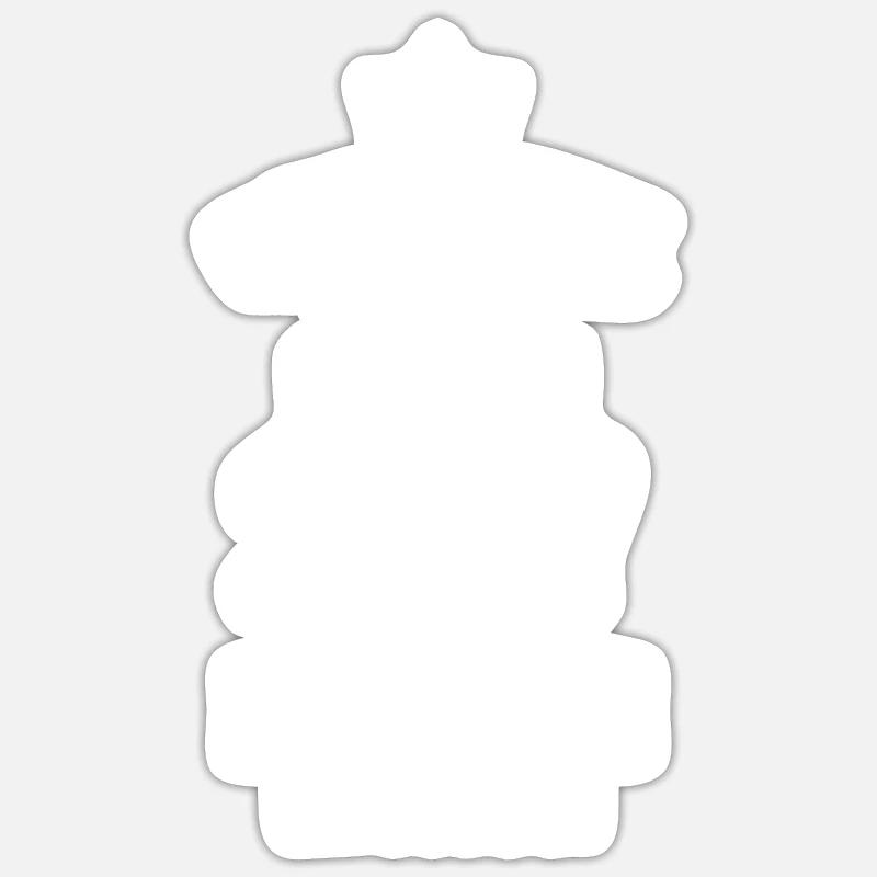 Anniversaire édition limitée 2017 - Sticker taille S (10 x 10 cm) - blanc mat