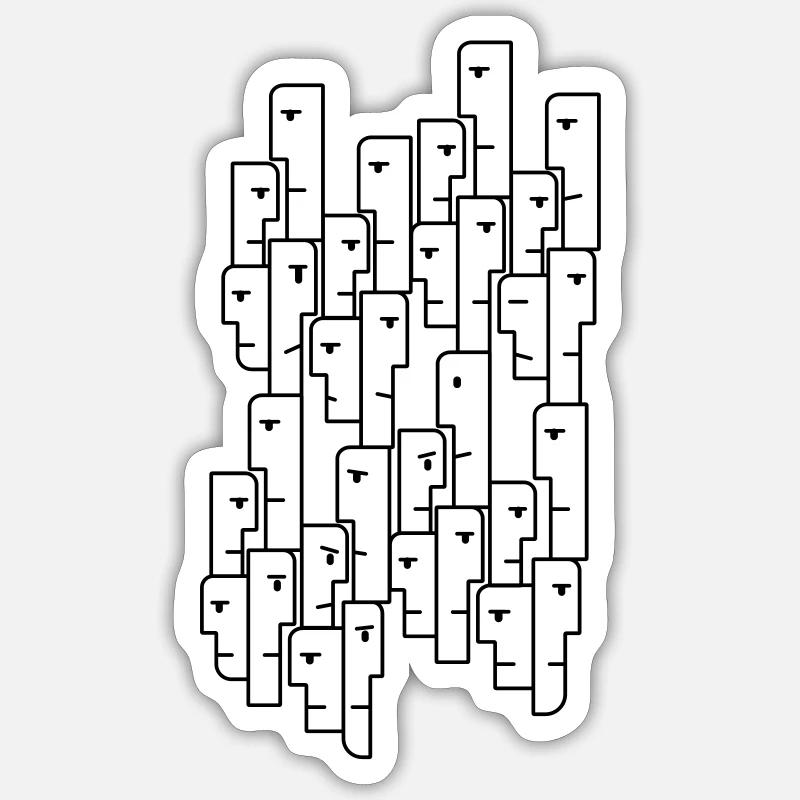identity Sticker Größe S (10 x 10 cm)