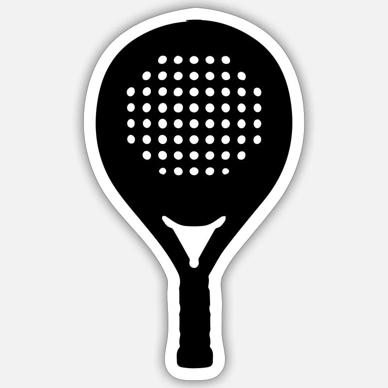 padel racket Sticker size S (10 x 10 cm)