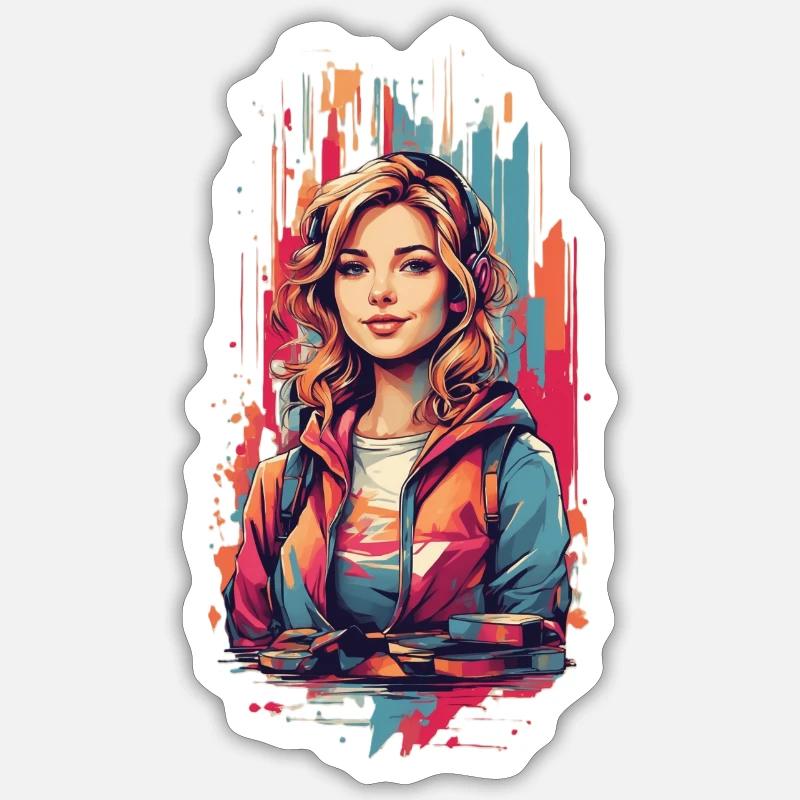 Sticker Größe S (10 x 10 cm) - 