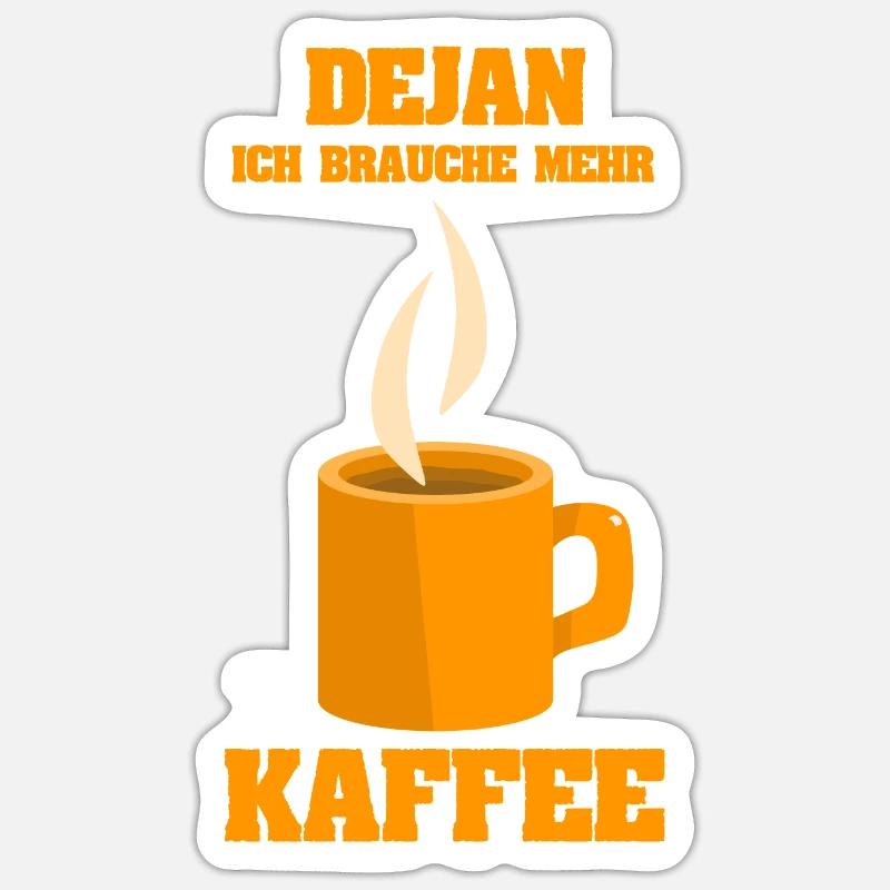 Gift for Dejan - Sticker size S (10 x 10 cm) - white matte