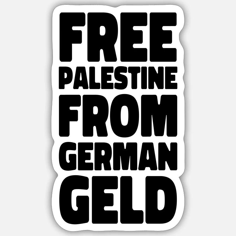 solidarité avec Israël Sticker taille S (10 x 10 cm)