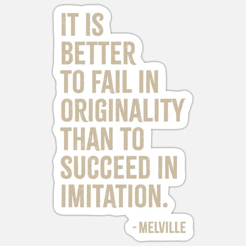 Manque d’originalité Sticker taille S (10 x 10 cm)