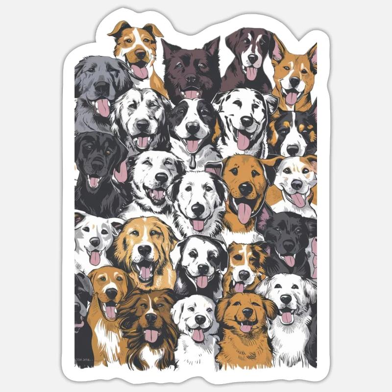Sticker Größe S (10 x 10 cm) - 