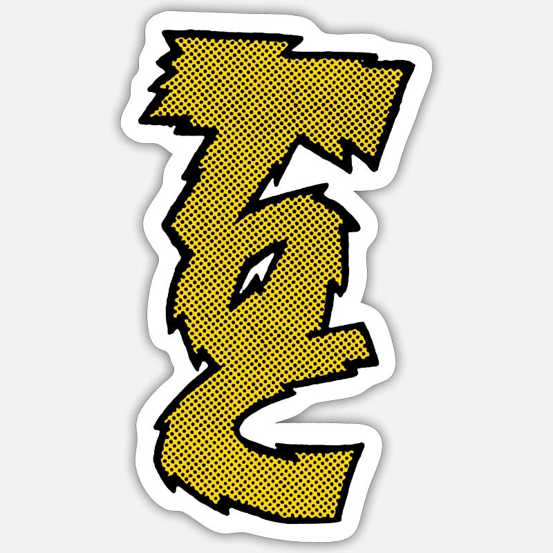 TOC - Sticker Größe S (10 x 10 cm) - Mattweiß