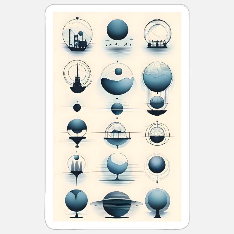 Sticker taille S (10 x 10 cm) - 