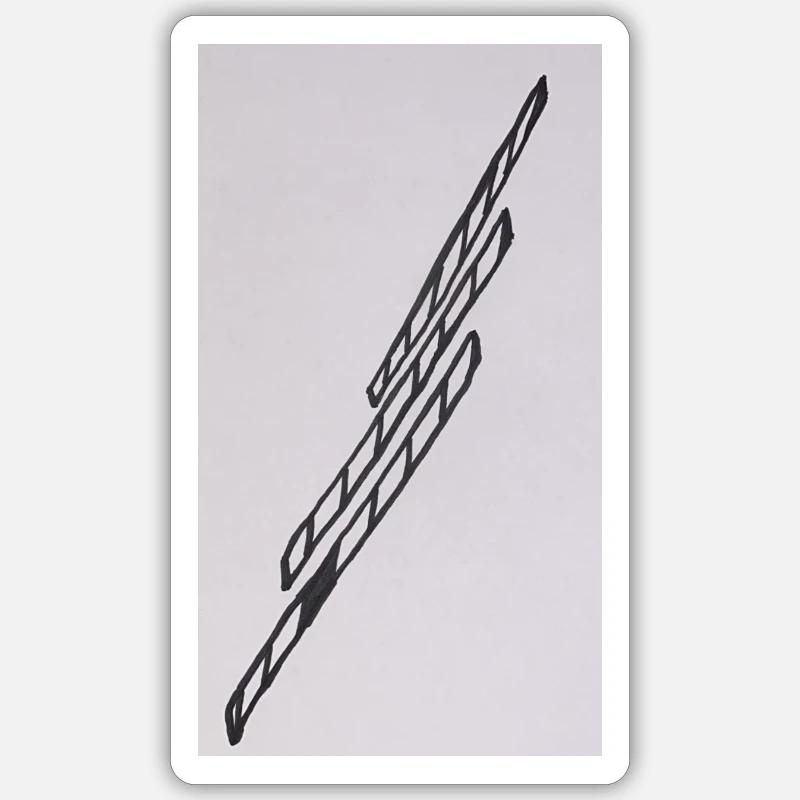 Boom - Sticker size S (10 x 10 cm) - white matte
