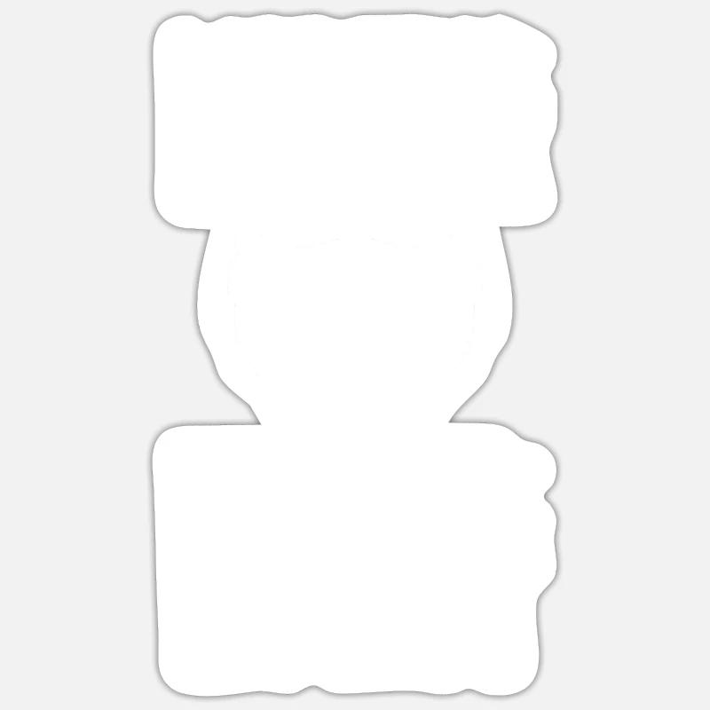 Bärtig Bartträger Bart Sticker Größe S (10 x 10 cm)