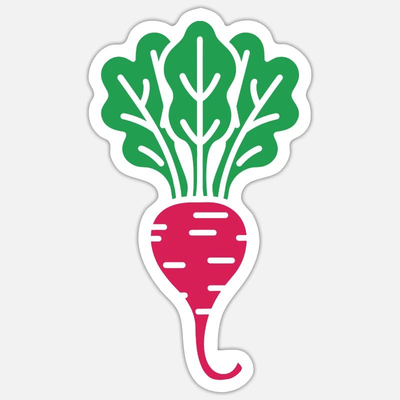 betterave Sticker taille S (10 x 10 cm)