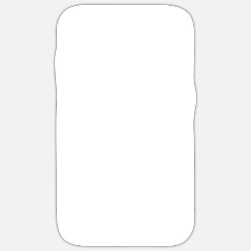 Téléphone - Sticker taille S (10 x 10 cm) - blanc mat