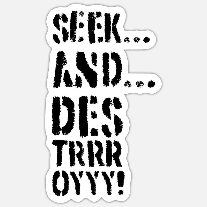 Sticker size S (10 x 10 cm) - 