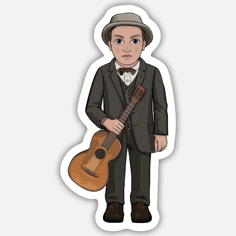 Dan Andersson Sticker size S (10 x 10 cm)