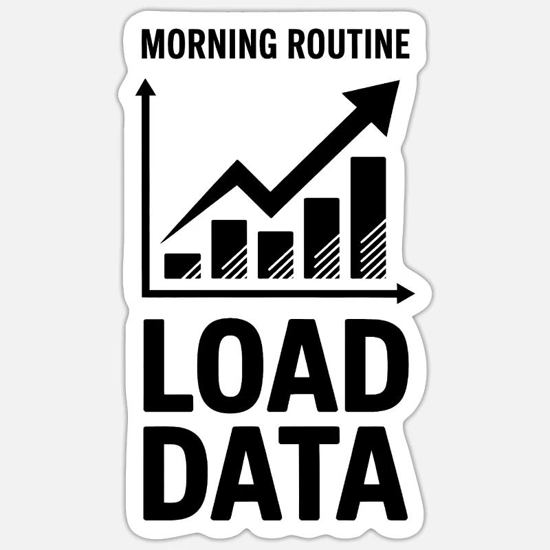 Data Analyst Saying Funny Data Analyst Gift Sticker size S (10 x 10 cm)