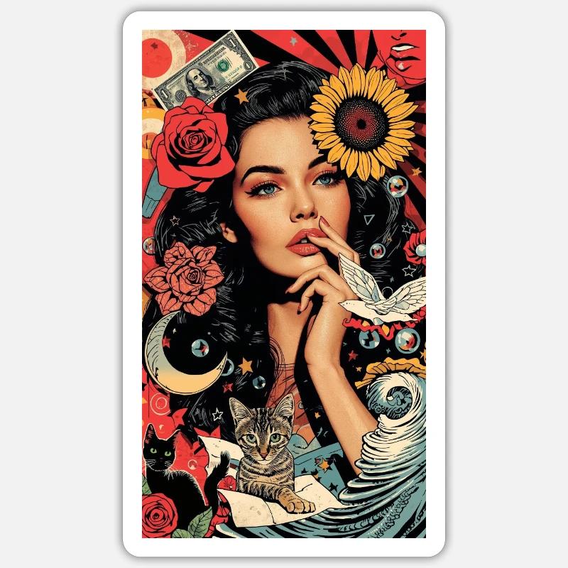 Sticker Größe S (10 x 10 cm) - 