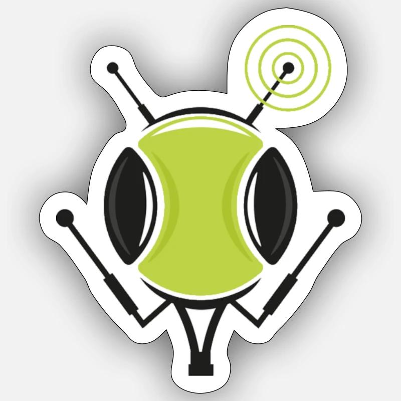 ant - Sticker Größe S (10 x 10 cm) - Mattweiß