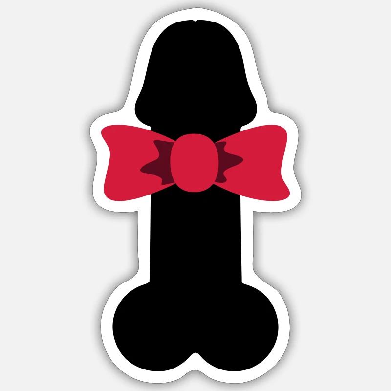 Penis gift, Sir Dick Sticker size S (10 x 10 cm)