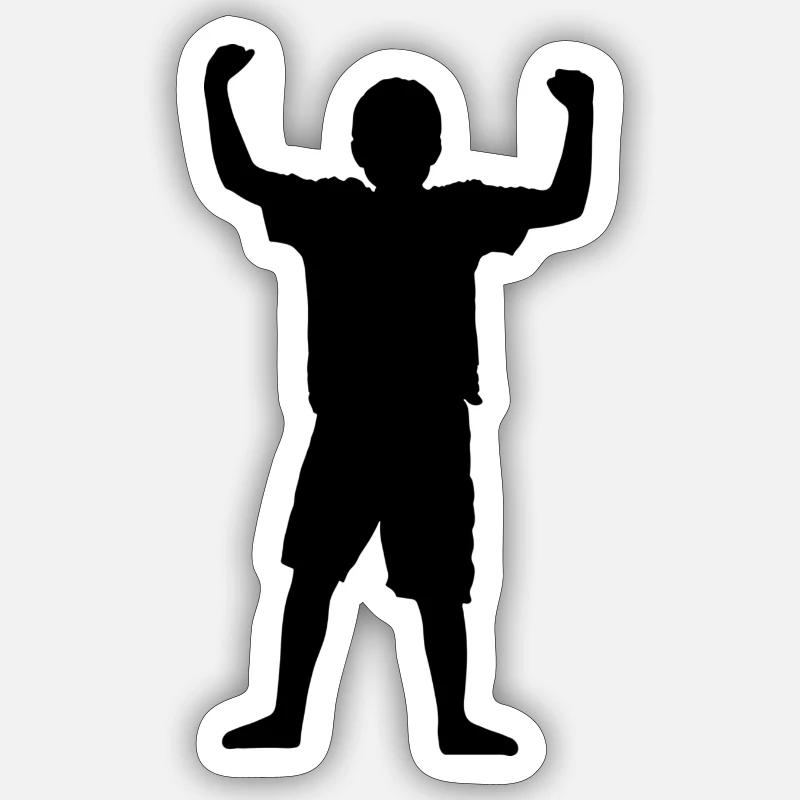 Junge Sticker Größe S (10 x 10 cm)